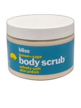 SEALED Bliss Lemon Sage Body Scrub Refreshing Citrus Herbal Exfoliant Jumbo 12oz